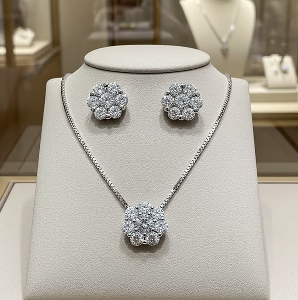 Collana con Diamanti Naturali