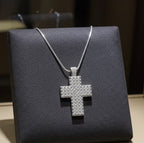 Collana con ciondolo - 18 carati Oro bianco - 1.44ct. tw. Diamante (Naturale)