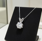 Collana punto luce con diamante naturale 0,46ct