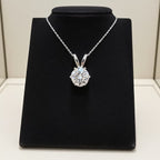Collana punto luce con diamante naturale 0,46ct