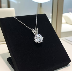 Collana punto luce con diamante naturale 0,46ct