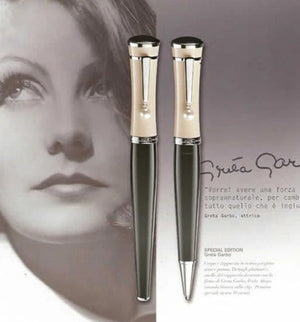 Penna MontBlanc in edizione limitata Greta Garbo con perla Rollerball