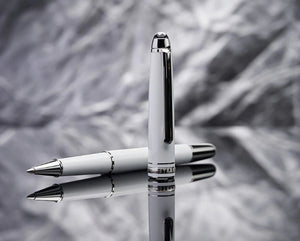 Penna Rollerball Montblanc Meisterstück Glacier Classique Bianca
