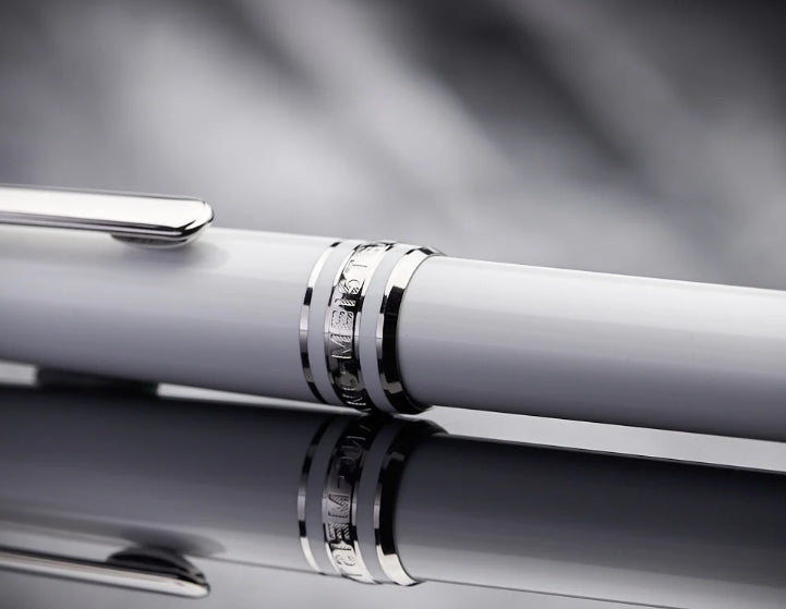 Penna a Sfera Montblanc Meisterstück Glacier Classique Bianca
