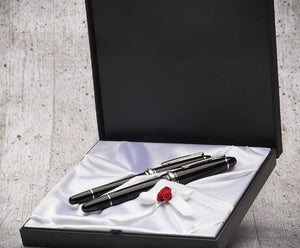 Set Penna , Stilografica e penna Rollerball  Montblanc Meisterstück Glacier Classique