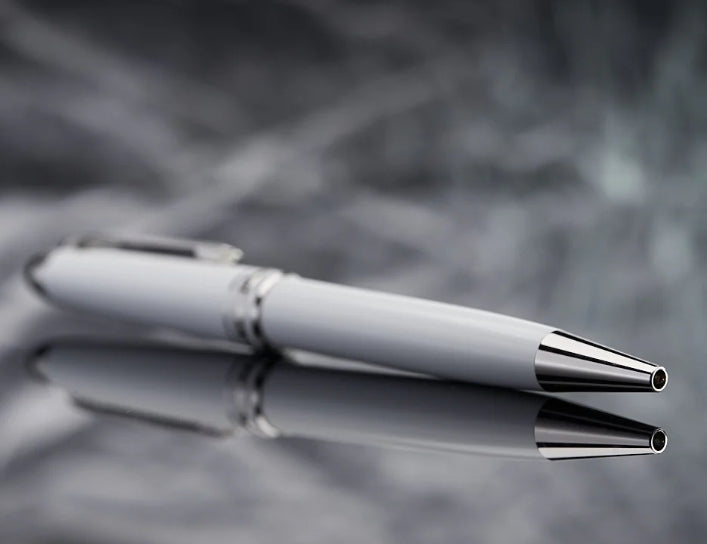 Penna a Sfera Montblanc Meisterstück Glacier Classique Bianca