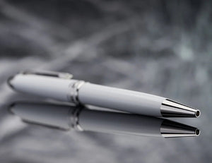Penna a Sfera Montblanc Meisterstück Glacier Classique Bianca
