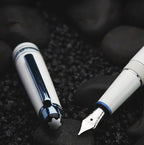Penna Stilografica Montblanc Meisterstück Glacier Classique Bianca