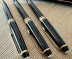 Collezione 3 Penne Montblanc Meisterstuck  Classique  , Stilografica , Rollerball  , a Sfera