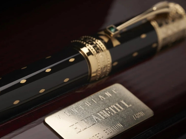 Penna Montblanc Roller Regina Elisabetta I Patrona d'Arte di Montblanc