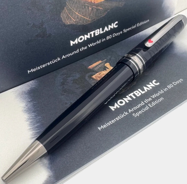 Montblanc Meisterstück Gira il Mondo in 80 Giorni Classico a Sfera  Black