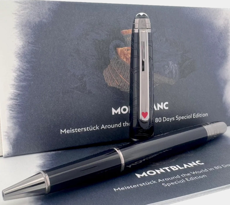 Montblanc Meisterstück Gira il Mondo in 80 Giorni Classico Rollerball Black