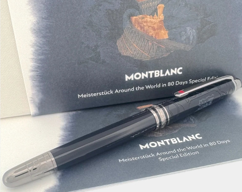 Montblanc Meisterstück Gira il Mondo in 80 Giorni Classico Rollerball Black