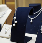 Orecchini - 18 carati Oro Bianco Perla bianca - Akoya 6