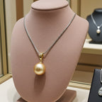 Collana - 18 carati Oro bianco - giallo Perla naturale - Akoya
