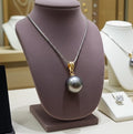 Collana - 18 carati Oro bianco - giallo Perla naturale - Akoya