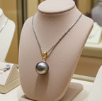 Collana - 18 carati Oro bianco - giallo Perla naturale - Akoya