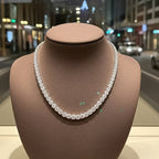 Collana - 18 carati Oro bianco - 12.80ct. tw. Diamante (Coltivato in laboratorio)