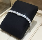 Bracciale - 18 carati Platino, Oro bianco - 10.78ct. tw. Diamante (Coltivato in
