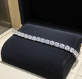 Bracciale - 18 carati Platino, Oro bianco - 10.78ct. tw. Diamante (Coltivato in