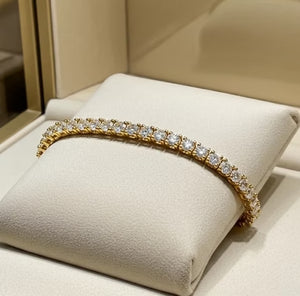 Bracciale - 18 carati Oro giallo - 4.94ct. tw. Diamante (Coltivato in laboratori