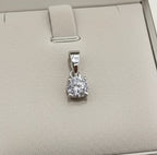 Ciondolo - 18 carati Oro bianco - 1,50ct. tw. Diamante (da Laboratorio)