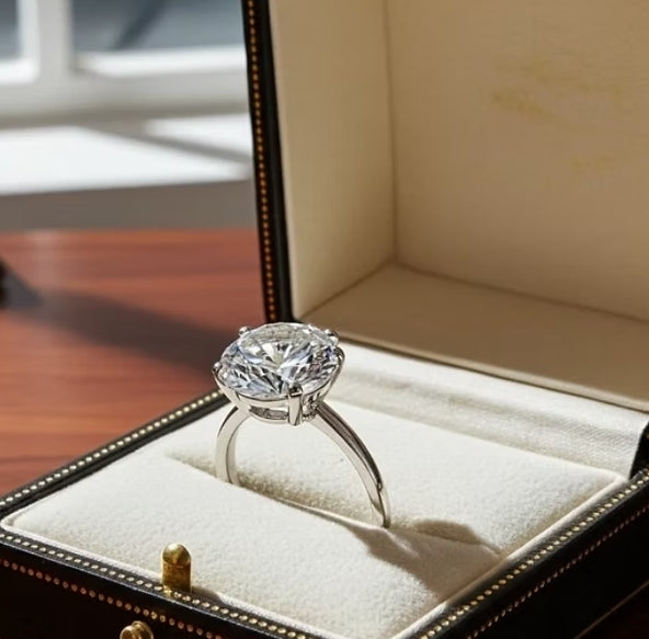 Anello di fidanzamento - 18k Oro bianco - 2,10ct. tw. Diamante (Coltivato in lab