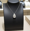 Collana - 18 carati Oro Bianco - 1,50ct. tw. Diamante (Coltivato in lab
