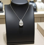 Collana - 18 carati Oro Bianco - 1,50ct. tw. Diamante (Coltivato in lab