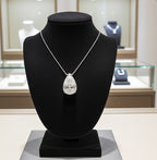 Collana - 18 carati Oro Bianco - 1,50ct. tw. Diamante (Coltivato in lab