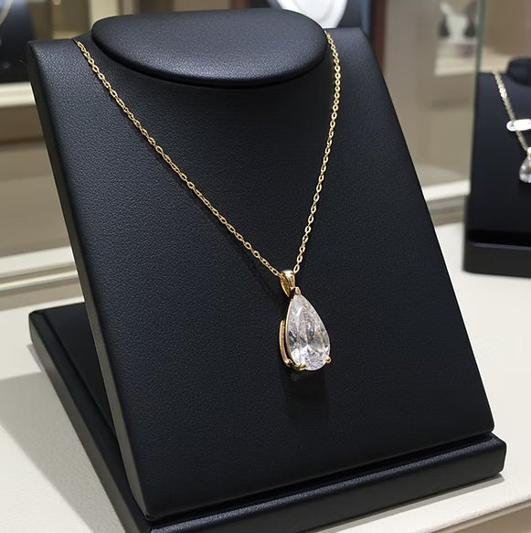 Collana - 18 carati Oro Giallo - 1,50ct. tw. Diamante (Coltivato in lab