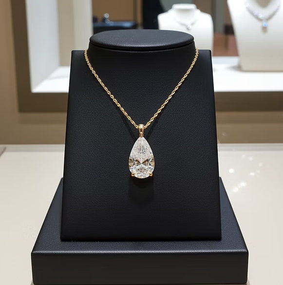 Collana - 18 carati Oro Giallo - 1,50ct. tw. Diamante (Coltivato in lab