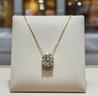 Collana con ciondolo - 18 carati Oro giallo - 1,30 ct. tw. Diamante (Co