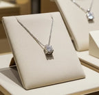 Collana punto luce con diamante naturale 1,03 ct