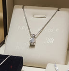 Collana punto luce con diamante naturale 1,03 ct