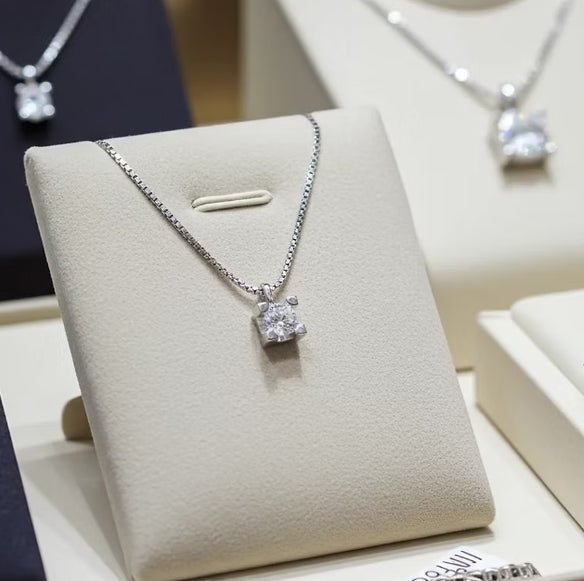 Collana - 18 carati Oro Bianco - 2.01ct. tw. Diamante (Coltivato in laboratorio)