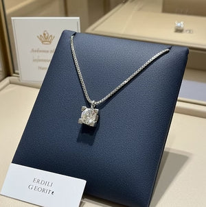 Collana - 18 carati Oro Bianco - 2.01ct. tw. Diamante (Coltivato in laboratorio)