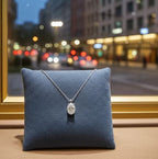Collana punto luce con diamante naturale 1,30 ct