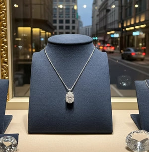Collana punto luce con diamante naturale 1,30 ct