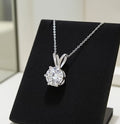 Collana con ciondolo - 18 carati Oro bianco - 1,50 ct. tw. Diamante (Co