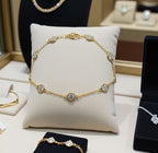 Bracciale in oro Giallo 18k - 0,90ct Diamante (Coltivato in laboratorio)
