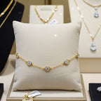 Bracciale in oro Giallo 18k - 0,90ct Diamante (Coltivato in laboratorio)