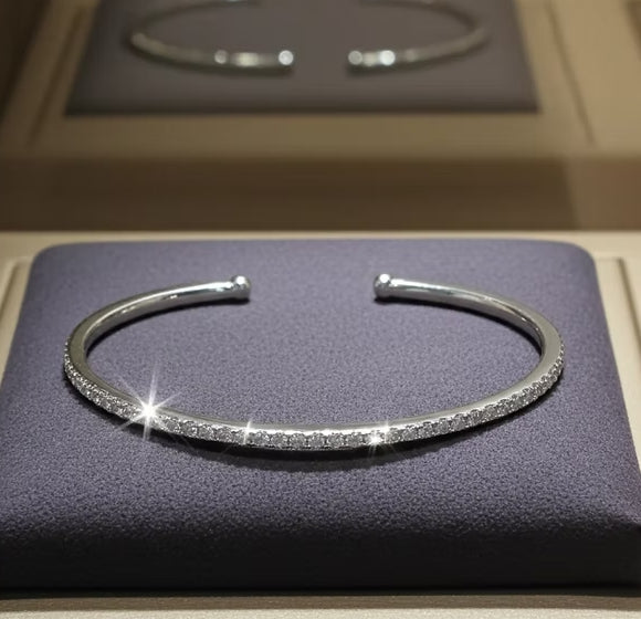 Bracciale in oro bianco 18k e diamanti 1.55ct (Coltivato in laboratorio)