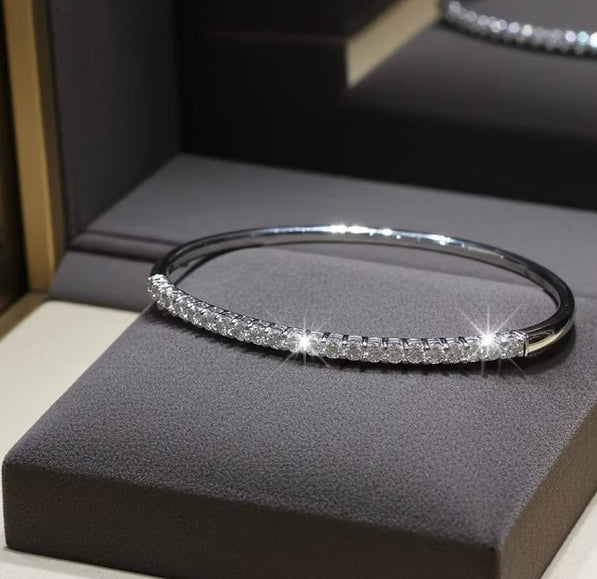 Bracciale in oro bianco 18k e diamanti  1.99ct (Coltivato in laboratorio)