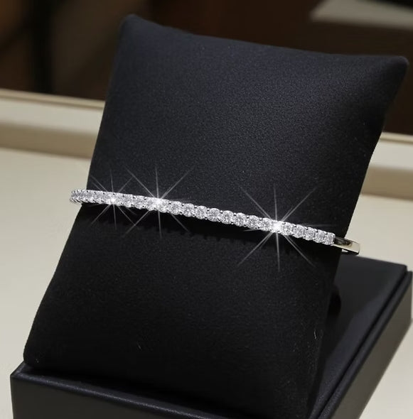 Bracciale in oro bianco 18k e diamanti  1.99ct (Coltivato in laboratorio)
