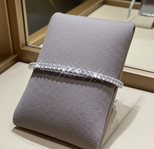 Bracciale in oro bianco 18k e diamanti  1.99ct (Coltivato in laboratorio)