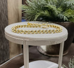 Bracciale tennis a Cipolla - 18 carati Oro Giallo - 6,50 ct.Diamante (Coltivato in laboratorio)