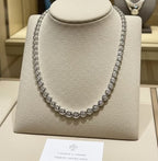 Collana Tennis - Oro Giallo 18k - 15ct. Diamante (Coltivato in laboratorio)
