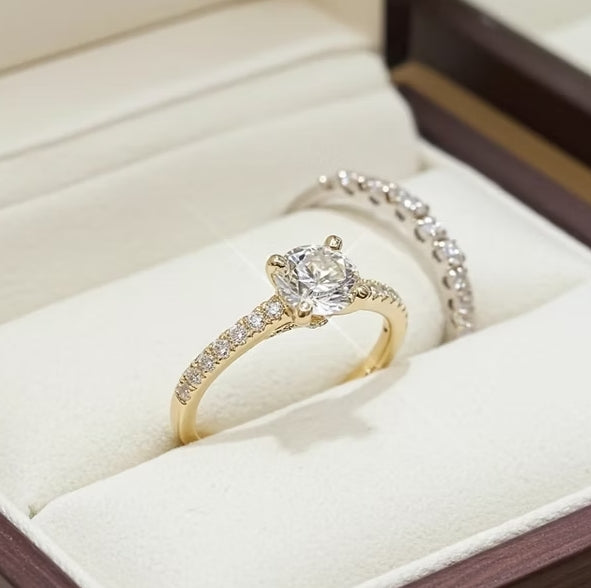 Anello di fidanzamento - 18k Oro giallo - 2.18ct. tw. Diamante(Coltivato in laboratorio)