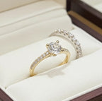 Anello di fidanzamento - 18k Oro giallo - 2.18ct. tw. Diamante(Coltivato in laboratorio)